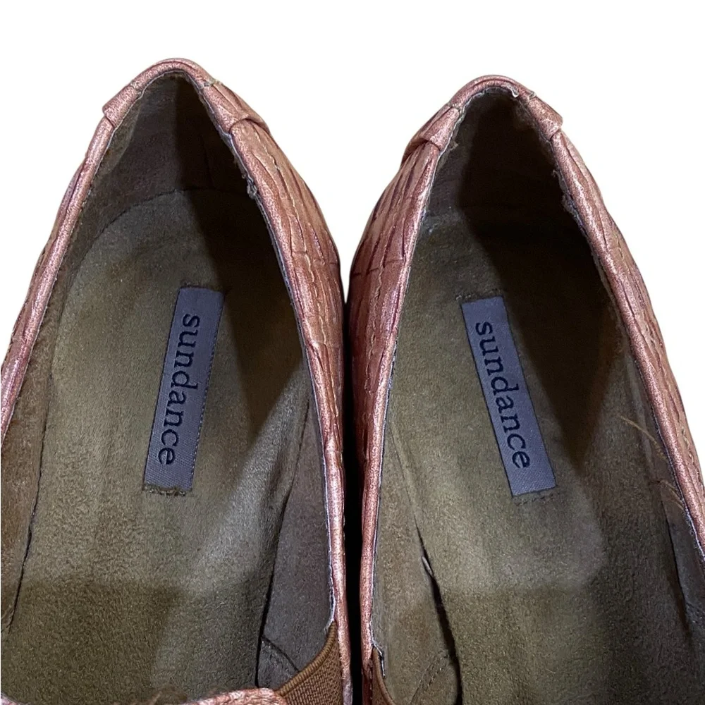 Sundance Tooled Vegan Leather Slip On Shoes